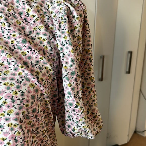 ANTHROPOLOGIE ENGLISH ROSE 🌹 T-shirt floral Size S - Picture 3 of 6